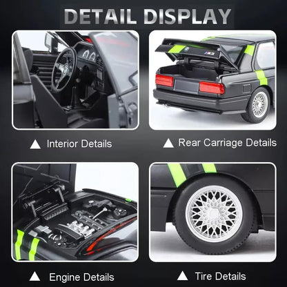 BMW M3 E30 1:24 Diecast Scale Model Car
