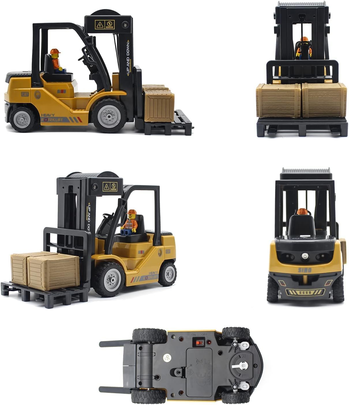 Remote Control Construction Cranes Forklift - 11 Channel