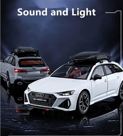 Audi Rs6 Scale Model Diecast Metalcar - All Size