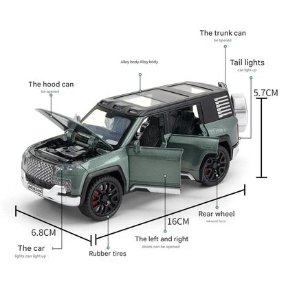 BYD Yangwang U8 SUV 1:24 Diecast Scale Model Car