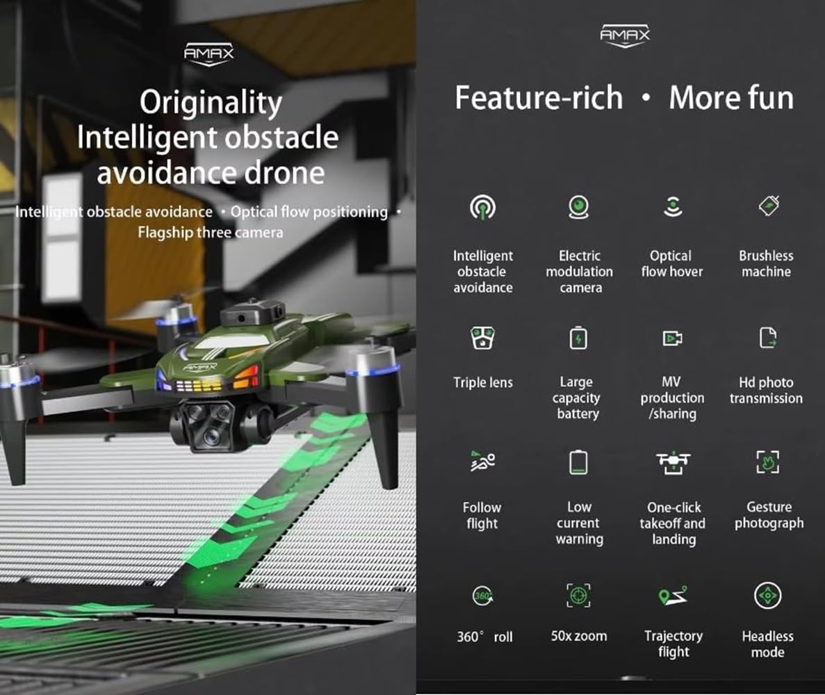 Dual 4K Camera RC Quadcopter Drone