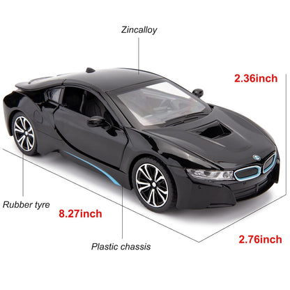 Compatible For Bmw I8 Scale Model Diecast Metalcar - All Size