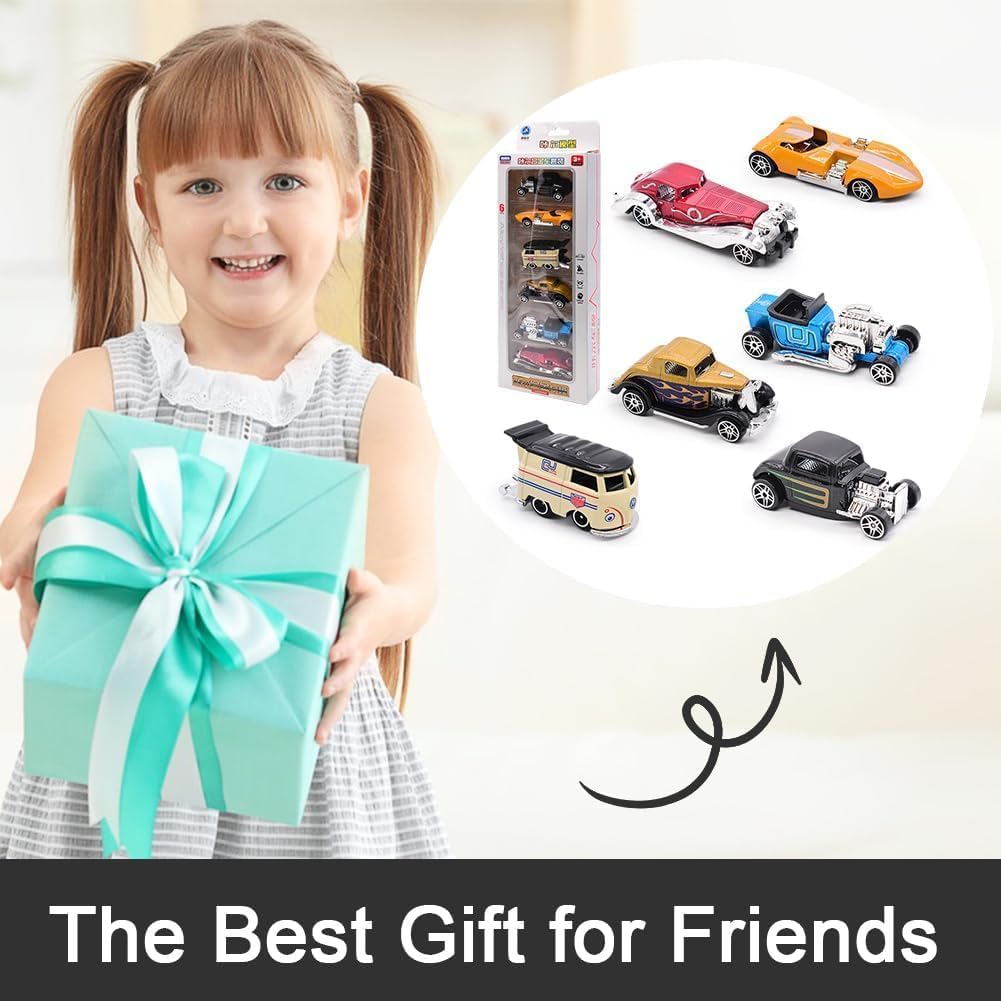 pack of 6 1:64 Diecast scale Model Car