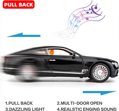 Bentley Continental Gt Scale Model Diecast Metalcar - All Size