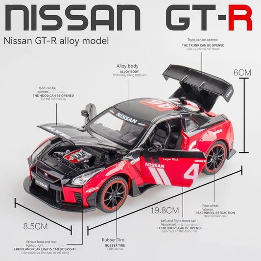 Nissan GT-R R35 1:24 Diecast Scale Model Car