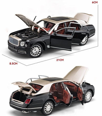 Bentley Mulsanne Scale Model Diecast Metalcar - All Size