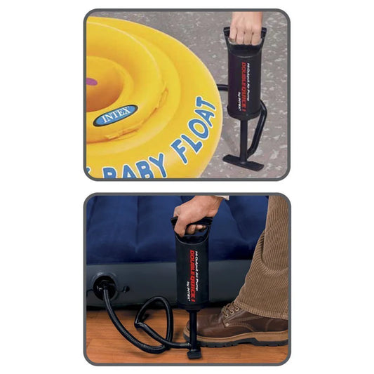 DOUBLE QUICK HIGH OUTPUT HAND PUMP FOR SWIMMING POOL & SWIMMING RING TUBE