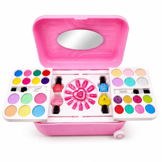 Makeup & Paint Art Set in Pink Suitcase