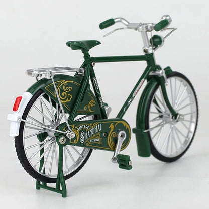VINTAGE METAL BICYCLE ORNAMENTS DESKTOP MINI RETRO STYLE ALLOY CLASSICAL BIKE TOY FIGURINES BIKE HOME DECORATION FOR CHILDREN TOYS GIFTS