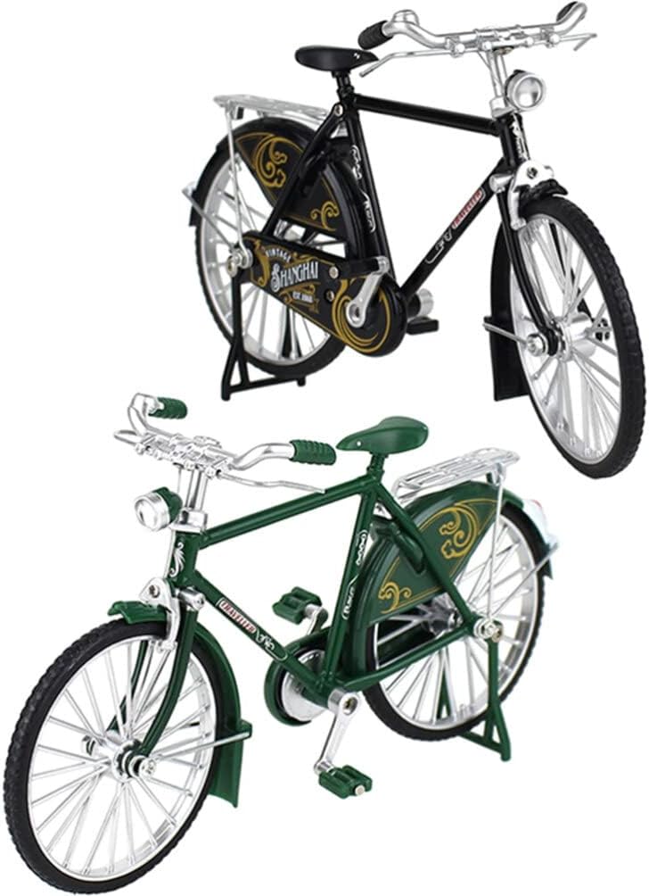 VINTAGE METAL BICYCLE ORNAMENTS DESKTOP MINI RETRO STYLE ALLOY CLASSICAL BIKE TOY FIGURINES BIKE HOME DECORATION FOR CHILDREN TOYS GIFTS