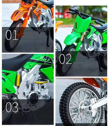 Kawasaki KX450F Dirt Bike Diecast Alloy Model Bike