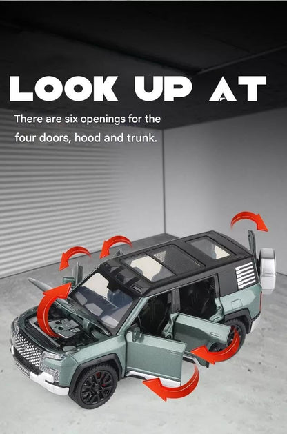 BYD Yangwang U8 SUV 1:24 Diecast Scale Model Car