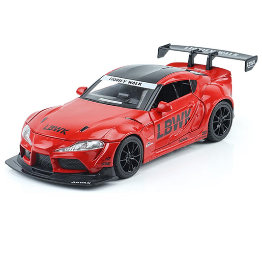 Toyota Supra Gr Lbwk 1:24 Diecast Scale Model Car