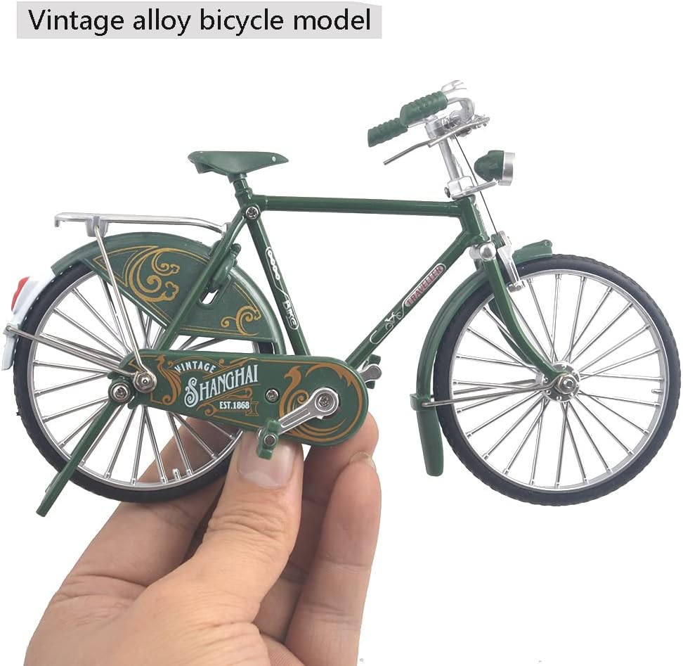 VINTAGE METAL BICYCLE ORNAMENTS DESKTOP MINI RETRO STYLE ALLOY CLASSICAL BIKE TOY FIGURINES BIKE HOME DECORATION FOR CHILDREN TOYS GIFTS