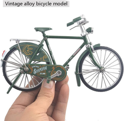 VINTAGE METAL BICYCLE ORNAMENTS DESKTOP MINI RETRO STYLE ALLOY CLASSICAL BIKE TOY FIGURINES BIKE HOME DECORATION FOR CHILDREN TOYS GIFTS