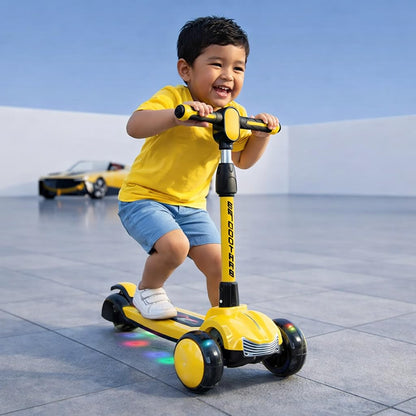 Minicubbs Cars Glow Rider Led Kids Scooter