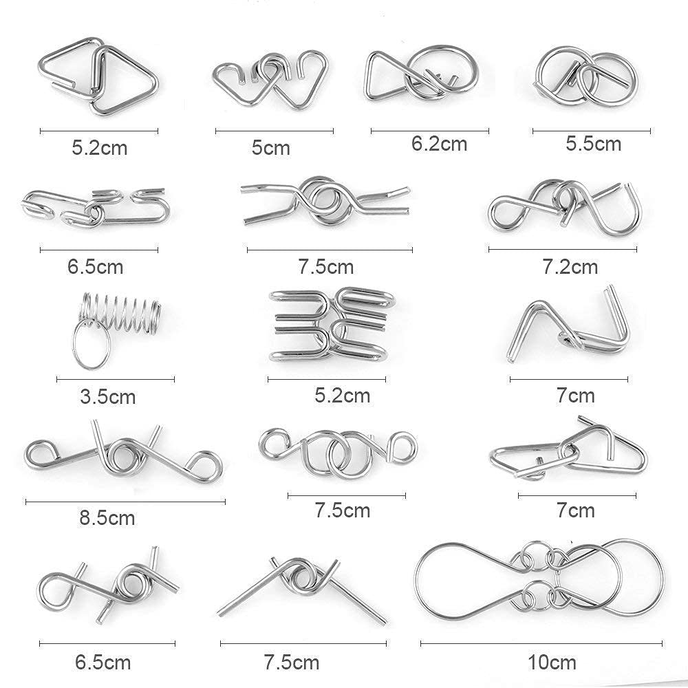 Brain Teasers Metal Wire Puzzle Toys