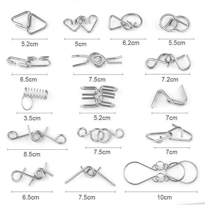 Brain Teasers Metal Wire Puzzle Toys
