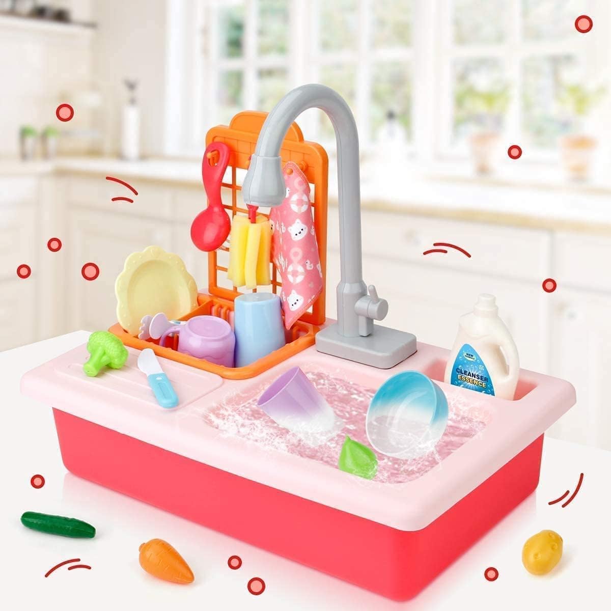Kids Kitchen Sink Playset