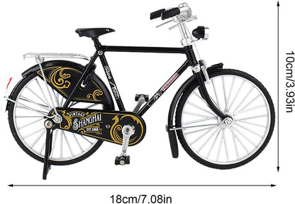 VINTAGE METAL BICYCLE ORNAMENTS DESKTOP MINI RETRO STYLE ALLOY CLASSICAL BIKE TOY FIGURINES BIKE HOME DECORATION FOR CHILDREN TOYS GIFTS