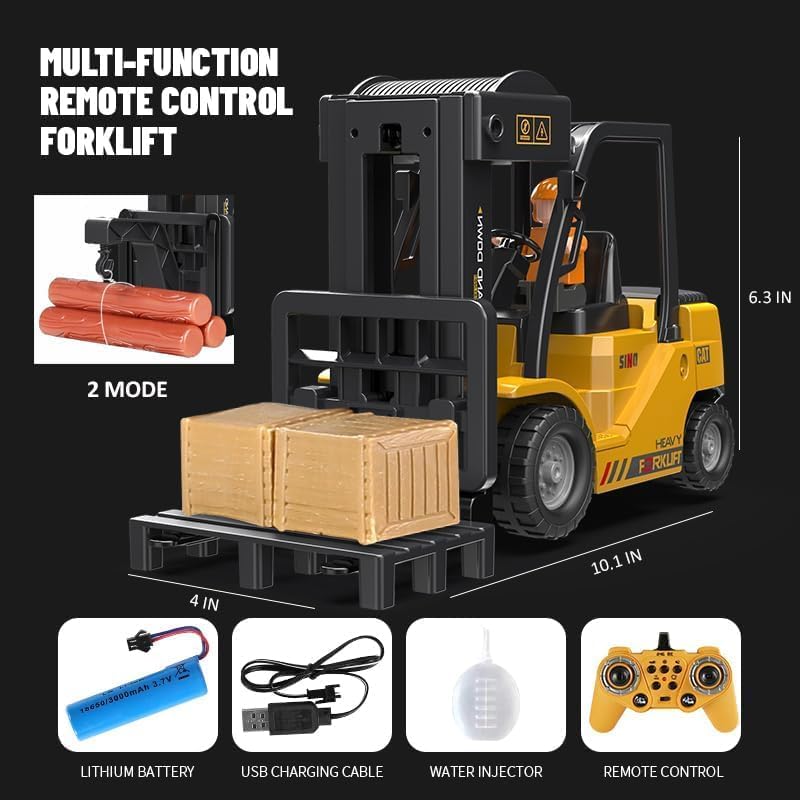 Remote Control Construction Cranes Forklift - 11 Channel