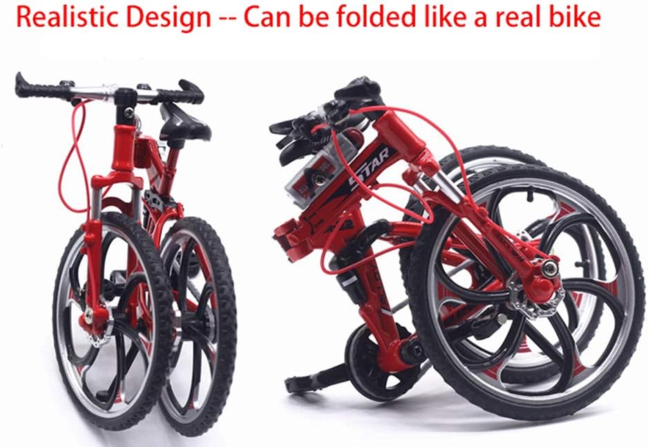 MINI BIKE ORNAMENT TOY BICYCLE MOUNTAIN FOR CAKE TOPPER, HOME DECOR, CRAFTS, COLLECTION, BIRTHDAY GIFT FOR BOYS GIRLS BIKE FANCIERS   [SIZE:-17.5CM*11CM*7.5CM]