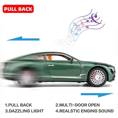 Bentley Continental Gt Scale Model Diecast Metalcar - All Size