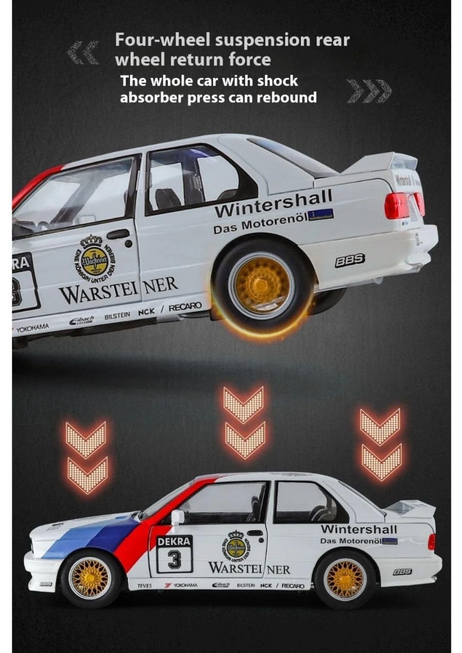 BMW M3 E30 1:24 Diecast Scale Model Car