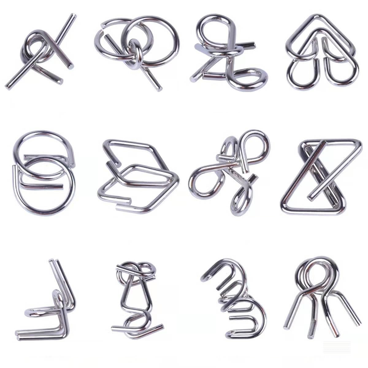 Brain Teasers Metal Wire Puzzle Toys