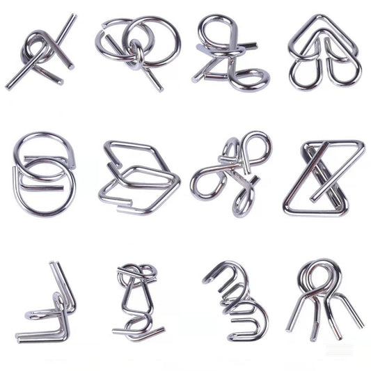 Brain Teasers Metal Wire Puzzle Toys