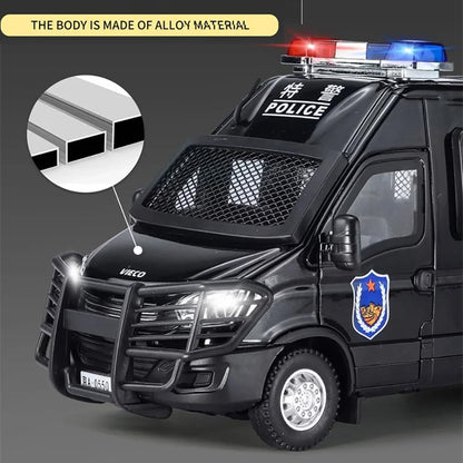 Iveco Police Van 1:24 Diecast Scale Model