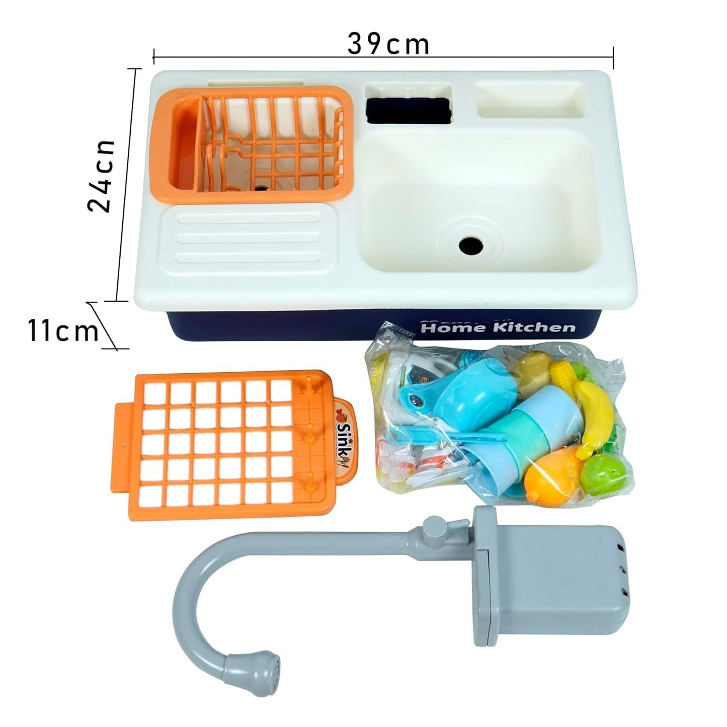 Kids Kitchen Sink Playset