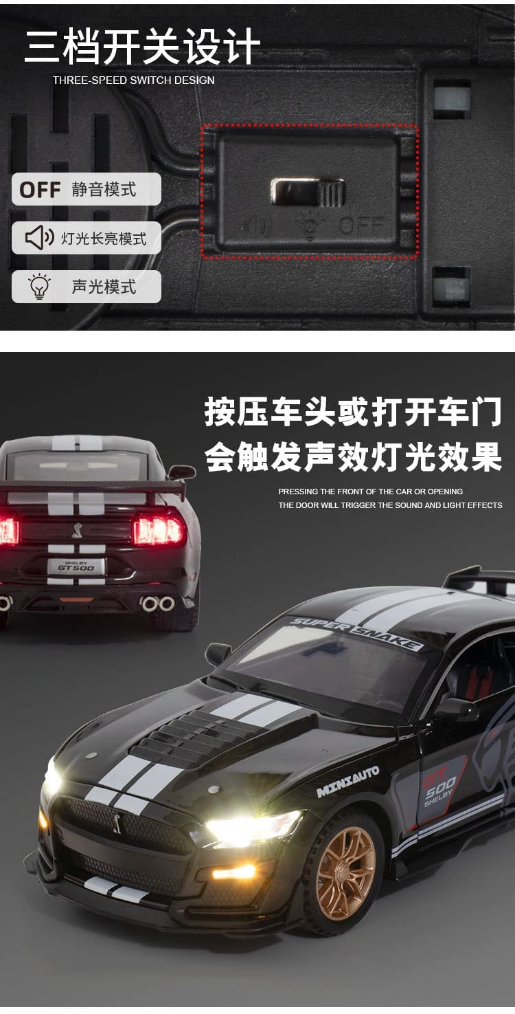 Ford Mustang Shelby GT500 1:32 Diecast Scale Model Car