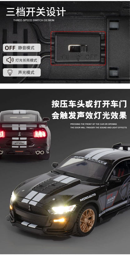 Ford Mustang Shelby GT500 1:32 Diecast Scale Model Car