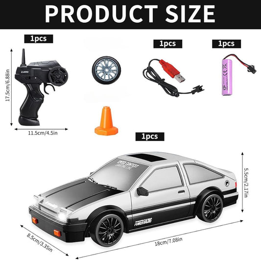 Toyota AE86 1:24 Scale Remote Control Drift Car
