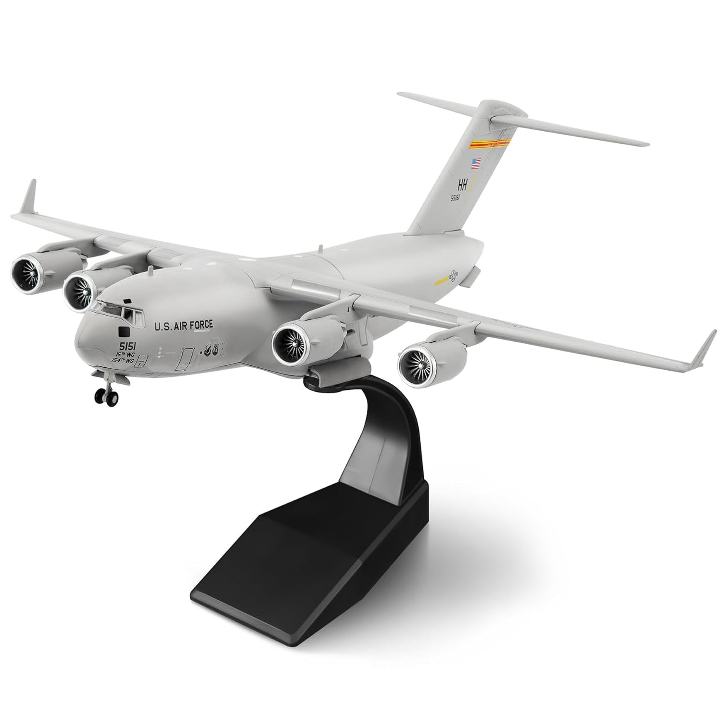 1/200 Scale US Air Force C-17 Global Overlord Strategic Transport Aircraft Alloy Aircraft Attack Plane