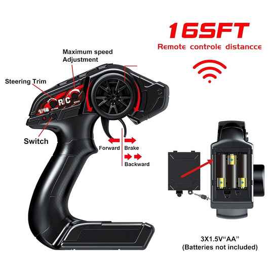 HoSpeed Ejector Rocket 1:16 scale 4WD Remote Control Drift Car.