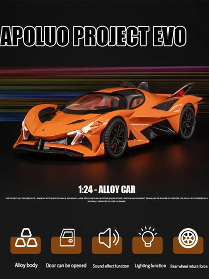 Apollo Sport Scale Model Diecast Metalcar - All Size