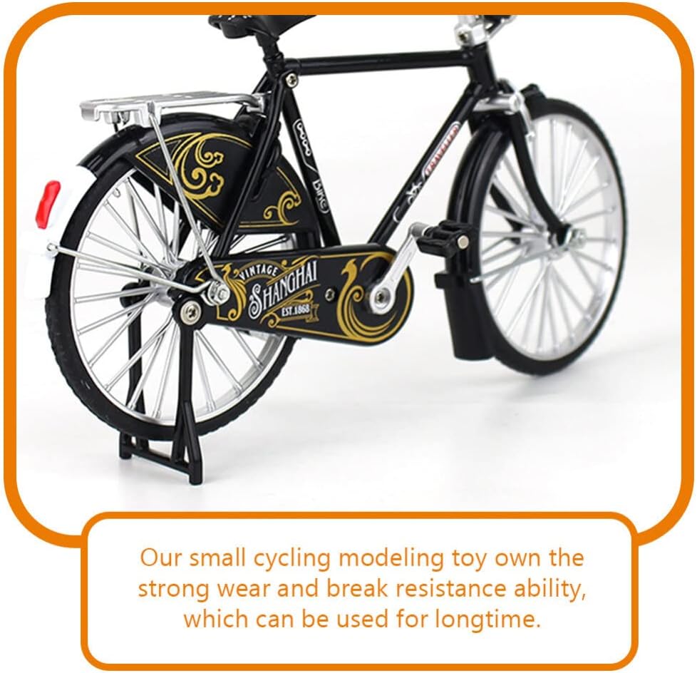 VINTAGE METAL BICYCLE ORNAMENTS DESKTOP MINI RETRO STYLE ALLOY CLASSICAL BIKE TOY FIGURINES BIKE HOME DECORATION FOR CHILDREN TOYS GIFTS