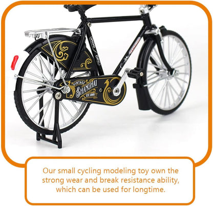 VINTAGE METAL BICYCLE ORNAMENTS DESKTOP MINI RETRO STYLE ALLOY CLASSICAL BIKE TOY FIGURINES BIKE HOME DECORATION FOR CHILDREN TOYS GIFTS