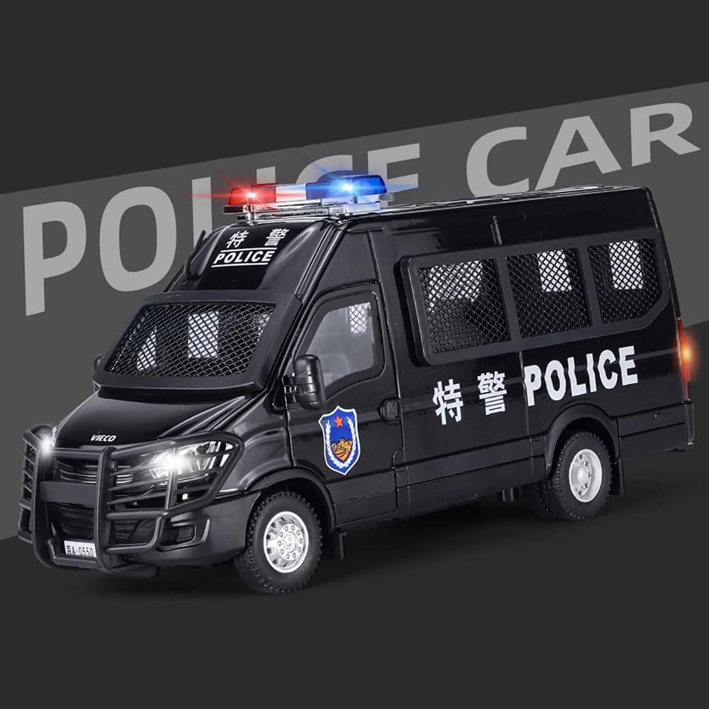 Iveco Police Van 1:24 Diecast Scale Model