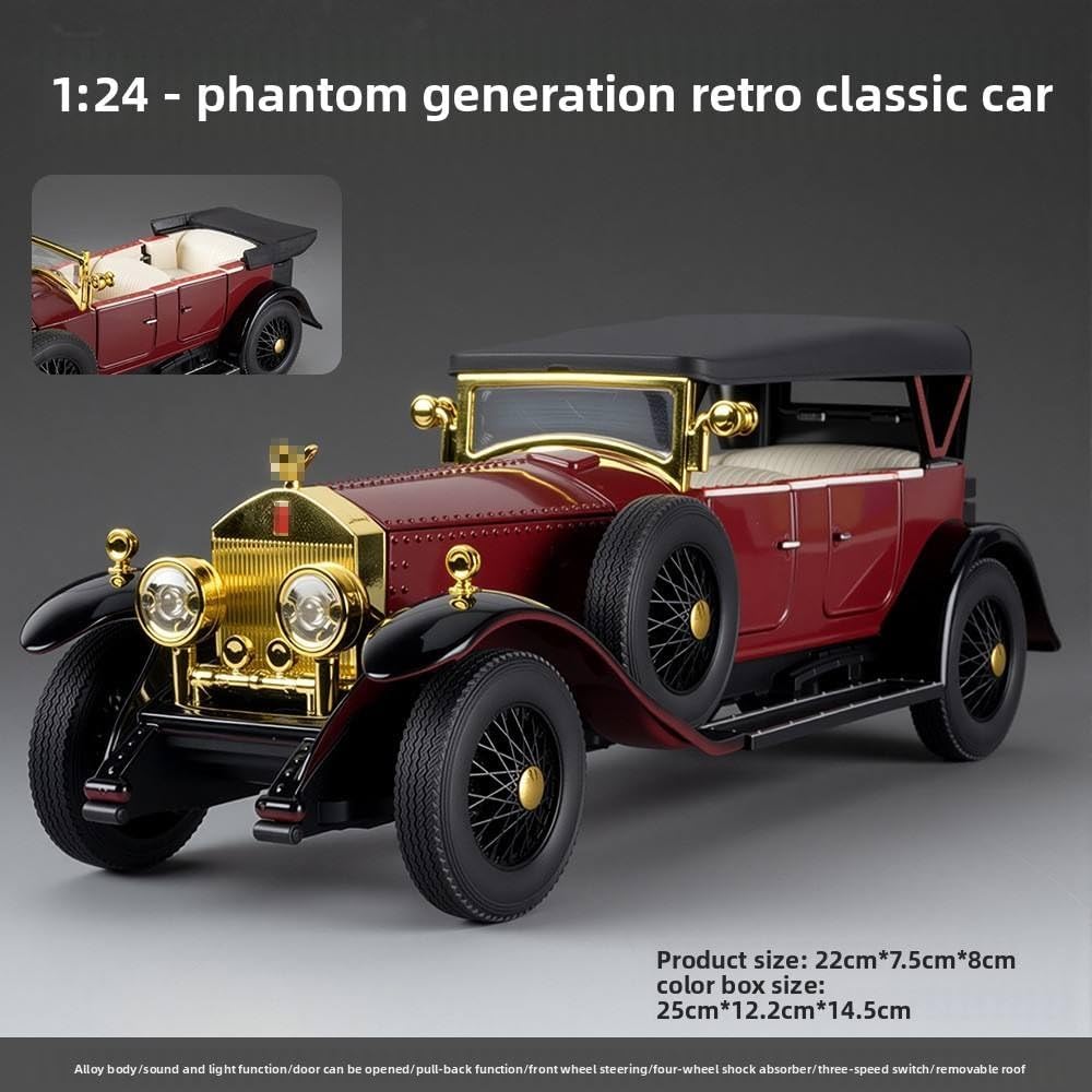 Rolls Royce Phantom Genera Tion (Vintage 1925) Diecast Scale Model Car
