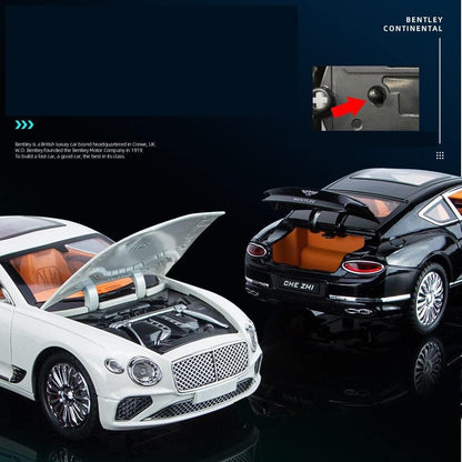 Bentley Continental Gt Scale Model Diecast Metalcar - All Size
