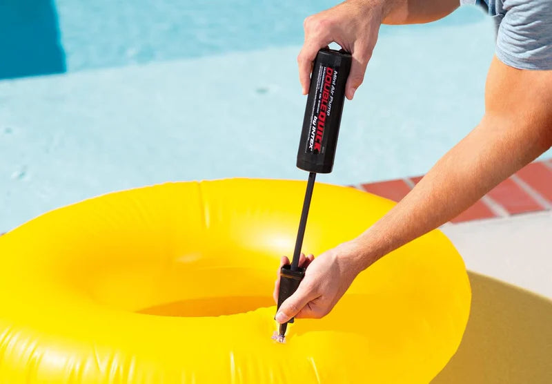 DOUBLE QUICK HIGH OUTPUT HAND PUMP FOR SWIMMING POOL & SWIMMING RING TUBE