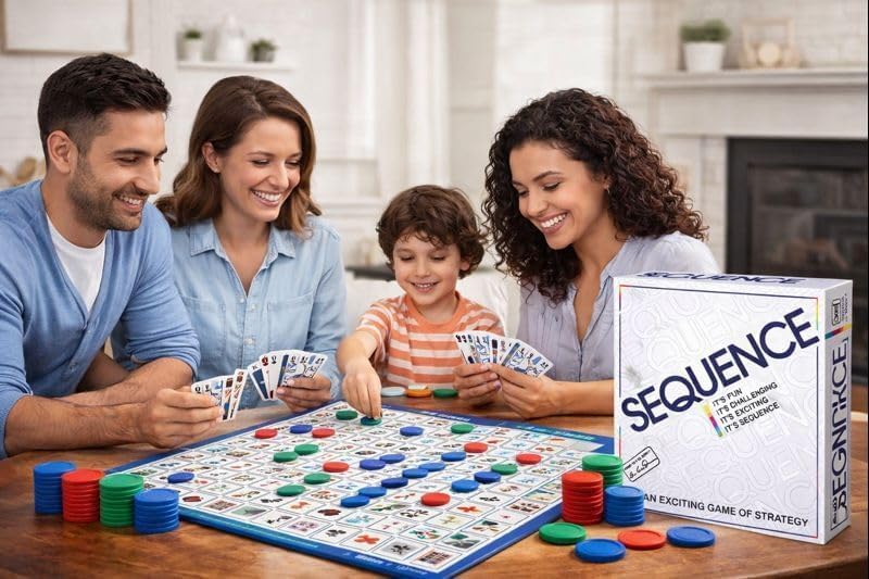 Sequence, Strategy Game, Card Game, Board Game