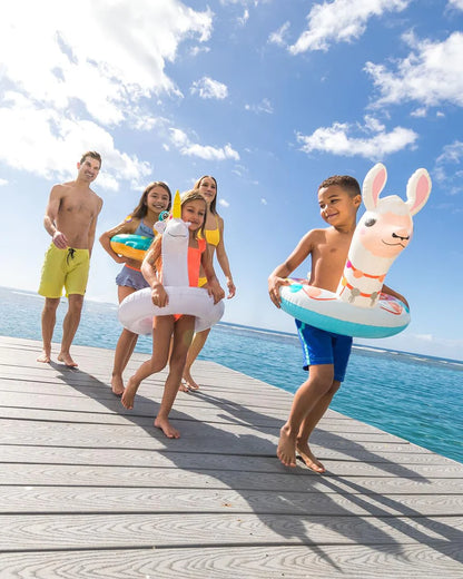 ANIMAL THEME ROUND PORTABLE INFLATABLE & FOLDABLE SWIMMING POOL TUBE OUTDOOR & INDOOR WATER SWIMMING POOL TUBE FOR KIDS & ADULTS