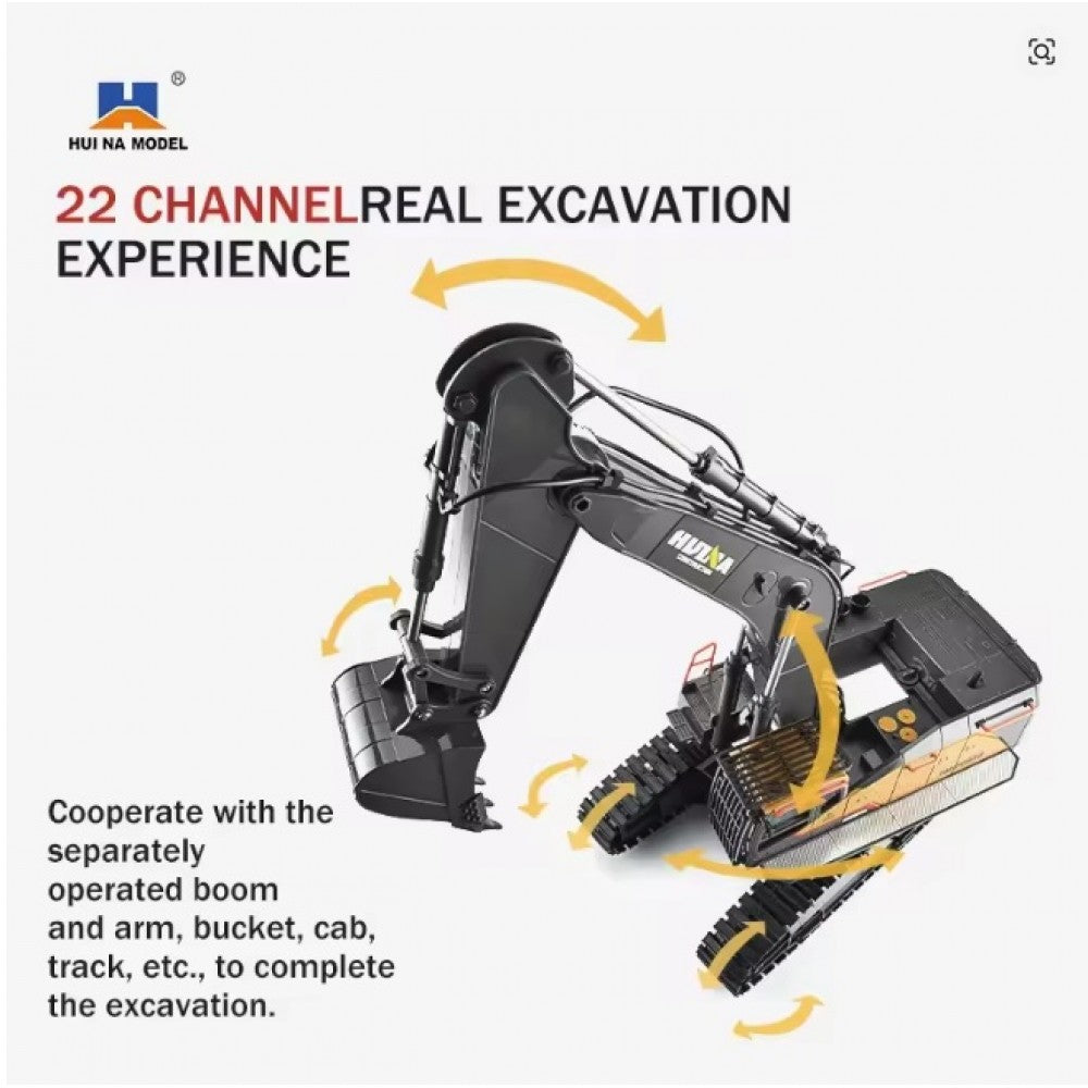Huina 1592 1:14 Remote Control Excavator