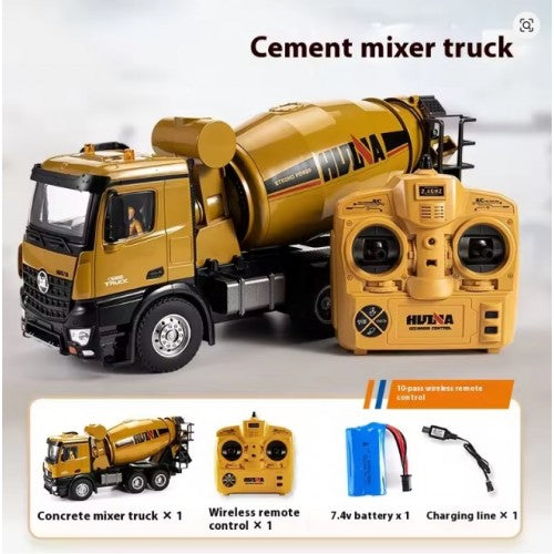 Huina 1574 1/14 Scale Remote Control Concrete Mixer Truck