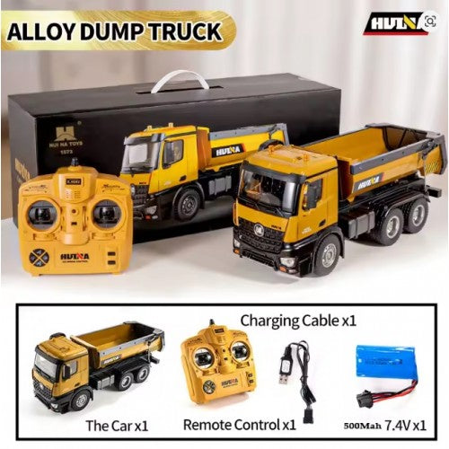 Huina 1573 1:14 Remote Control Dumper Truck