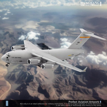 1/200 Scale US Air Force C-17 Global Overlord Strategic Transport Aircraft Alloy Aircraft Attack Plane